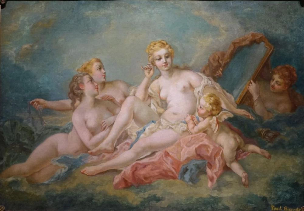 Paul Baudry - Venere e Amore con tre putti